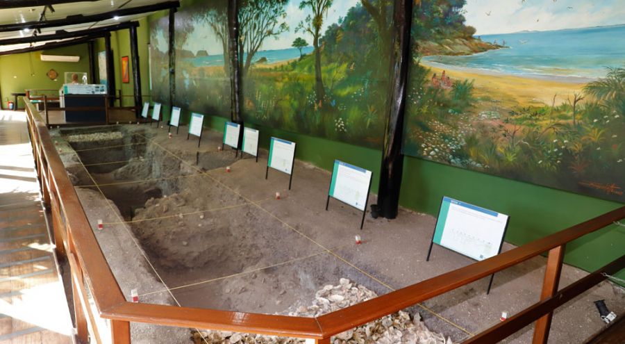 Sambaqui da Tarioba, sítio arqueológica da Cidade, é analisado dentro do processo de ocupação da América Foto: Divulgação