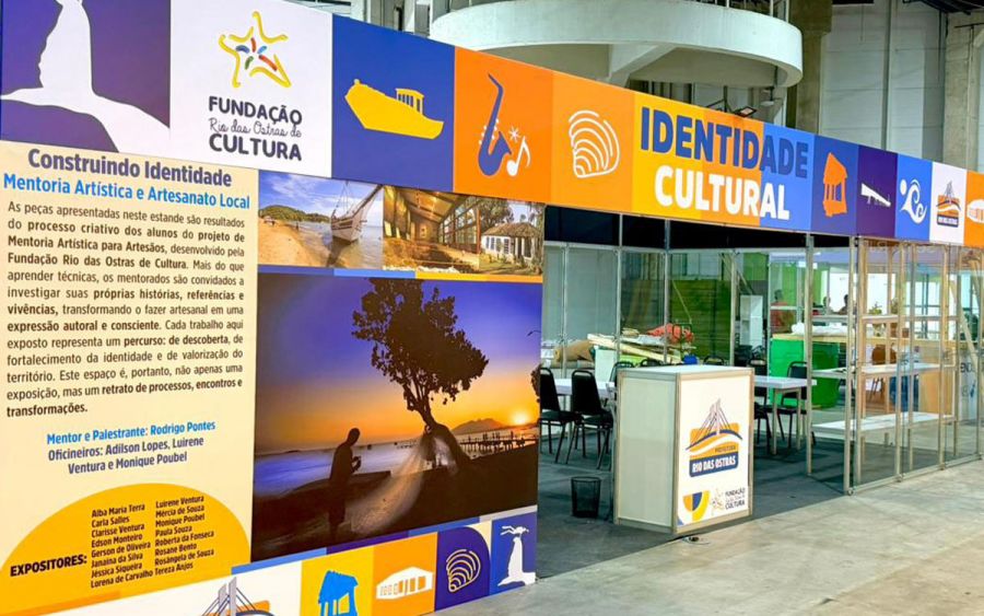 Estande de Rio das Ostras na Rio Artes Foto: Divulgação