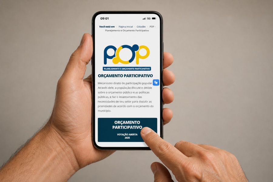Moradores podem ajudar a escolher as prioridades para o Orçamento Participativo de forma online Foto: Divulgação