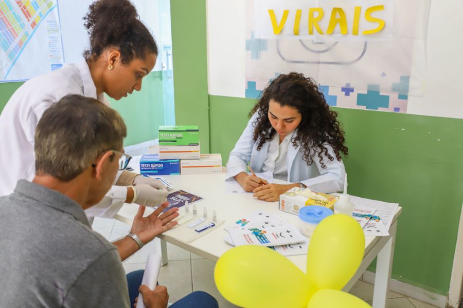 Julho Amarelo inclui ações educativas e testes rápidos de hepatites e outras ISTs Foto: Ákilla Ribeiro