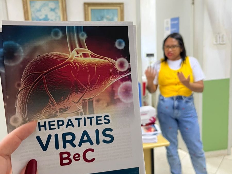 Campanha está movimentando as unidades de saúde em torno da conscientização sobre Hepatites Foto: Divulgação