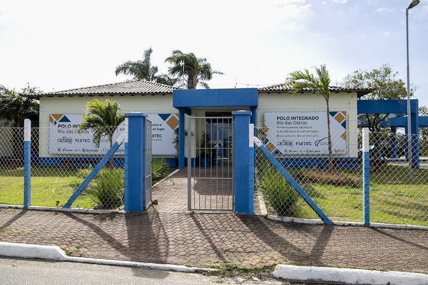 Cederj funciona em parceria com a prefeitura de Rio das Ostras Foto: Divulgação