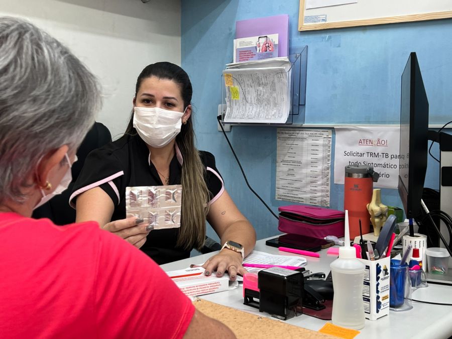 Município oferece tratamento e medicamento gratuitos e orienta sobre a tuberculose Foto: Ákilla Ribeiro