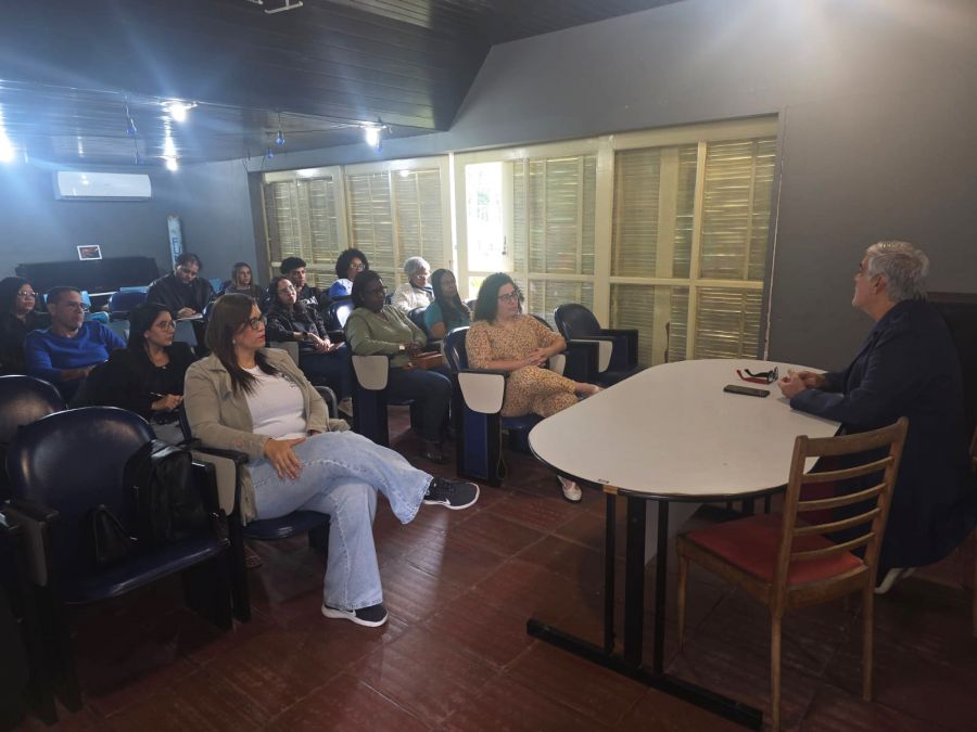 A palestra serviu para esclarecer dúvidas dos alunos Foto: Divulgação