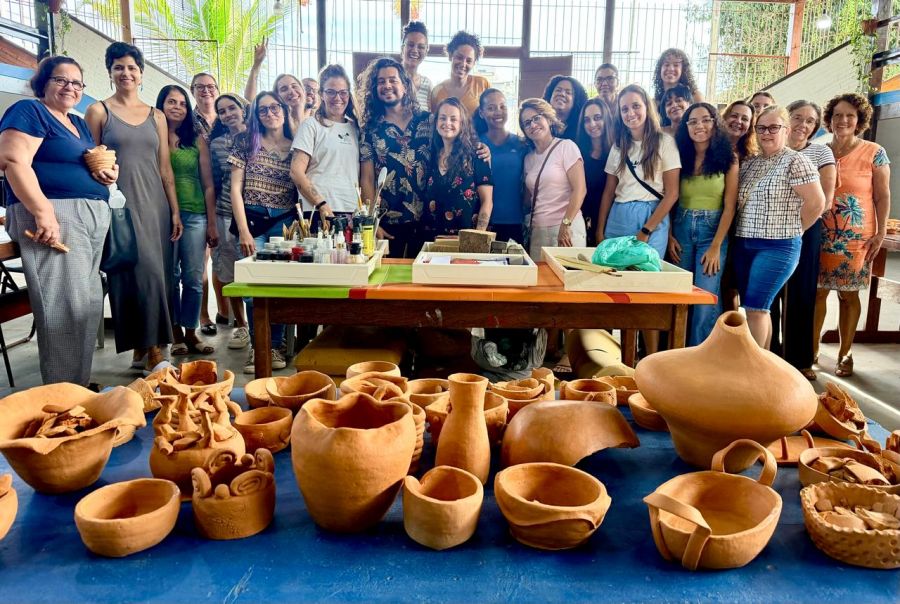 Ao todo, 216 peças foram confeccionadas, resultado do aprendizado e da experimentação nas aulas Foto: Divulgação