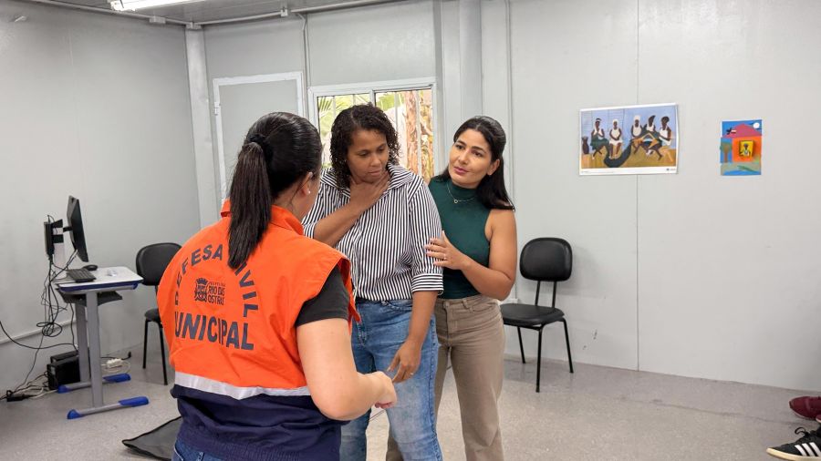 Com foco na promoção da segurança na comunidade escolar. Foto: Davi Mateus