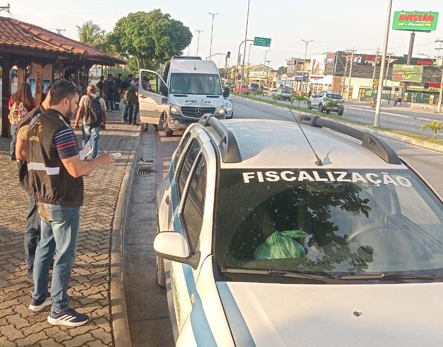 Ação verificou a ocorrência de transporte irregular de passageiros entre outras irregularidades Foto: Divulgação