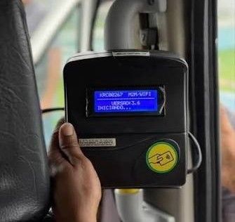 O objetivo foi verificar o funcionamento do equipamento de Bilhetagem Eletrônica (validador) Foto: Divulgação