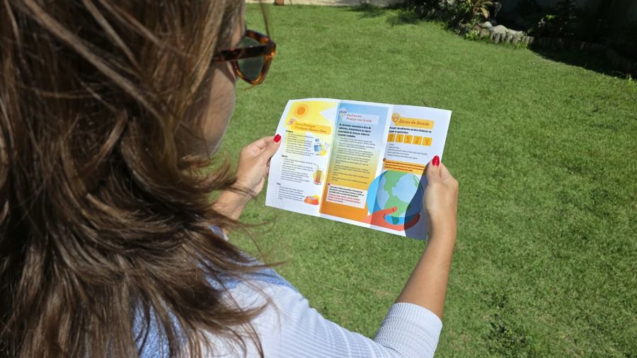 Além da organização do Simpósio, Vigilância em Saúde produziu uma cartilha sobre El Niño para orientar a população Foto: Matheus Muller