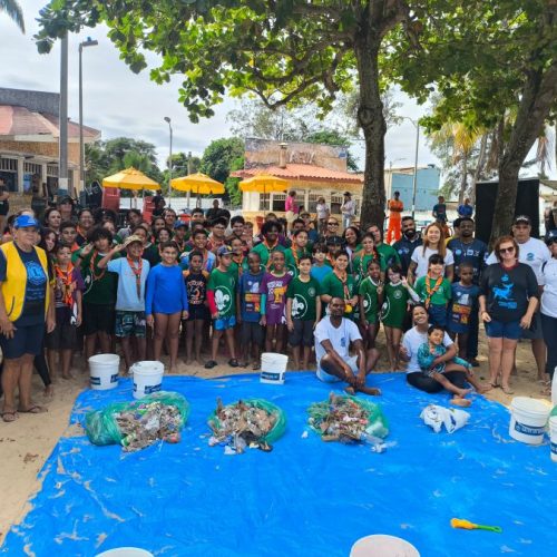 A ONG Mar sem Lixo já realizou outras ações de limpeza nas praias de Rio das Ostras com grande participação popular Foto: Divulgação
