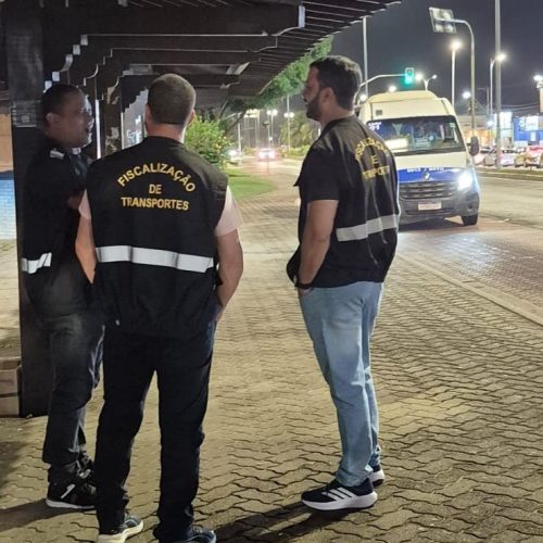 Agentes da Secretaria de Transporte atuam no ponto de Costazul durante os eventos Foto: Divulgação