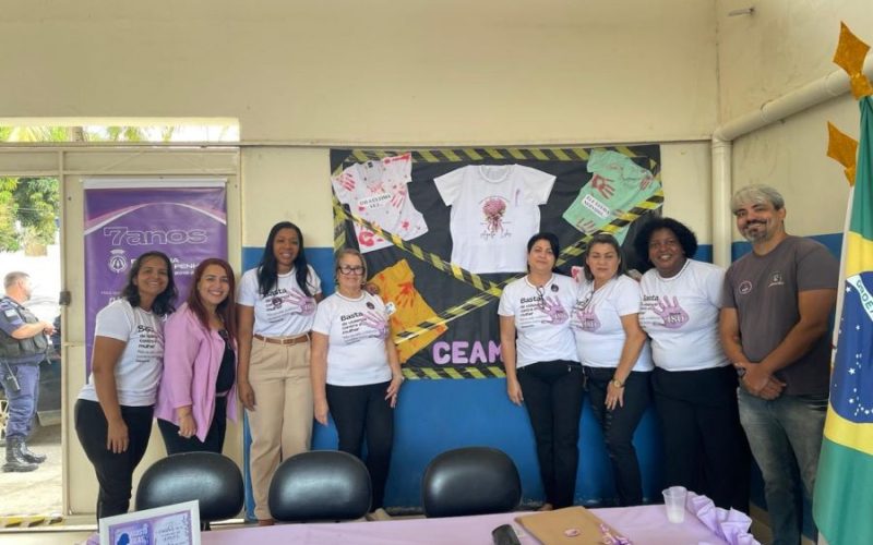 Agosto Lilás promove atividades de prevenção à violência nos CICs I e II Foto: Divulgação