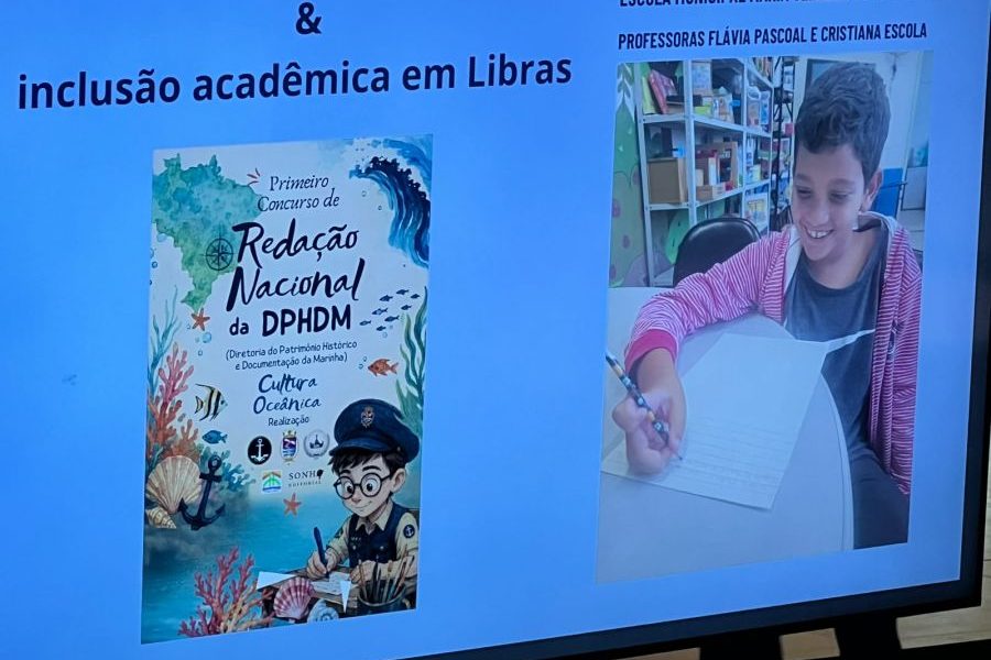 Premiado no I Concurso Nacional de Redação da Diretoria do Patrimônio Histórico e Documentação da Marinha. Foto: Divulgação