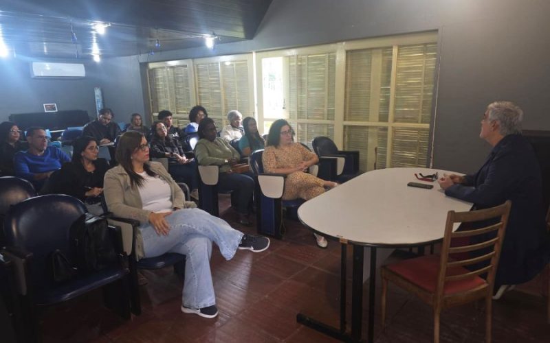 A palestra serviu para esclarecer dúvidas dos alunos Foto: Divulgação