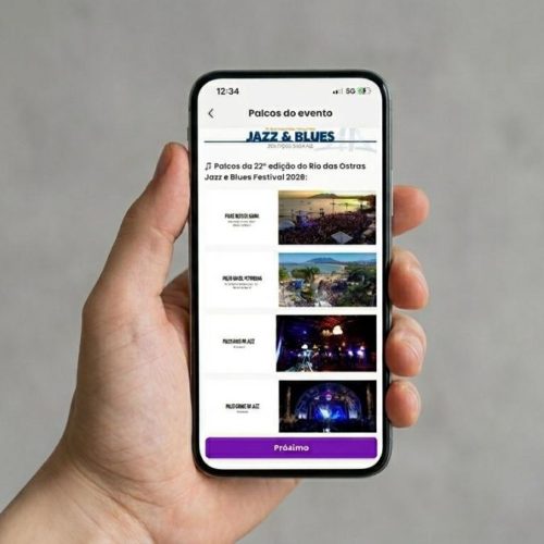 Aplicativo reúne informações sobre o Jazz e Blues Festival Foto: Divulgação