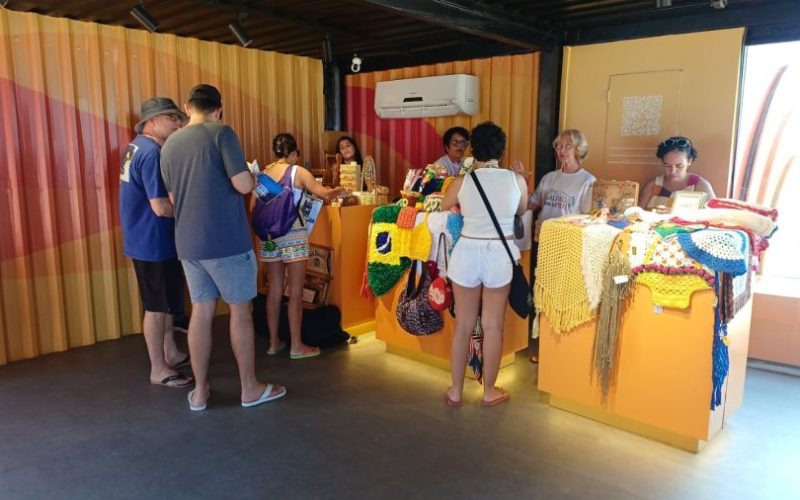 Os participantes tiveram a oportunidade de expor e comercializar seus produtos Foto: Divulgação