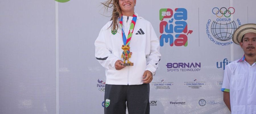 Manuella é aluna do Projeto de Bodyboarding da Subsecretaria de Esporte Foto: Gabriel Augusto/Comitê Olímpico do Brasil