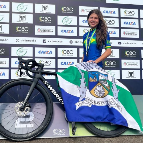 Alícia conquistou ouro no Campeonato Brasileiro de Estrada Foto: Divulgação