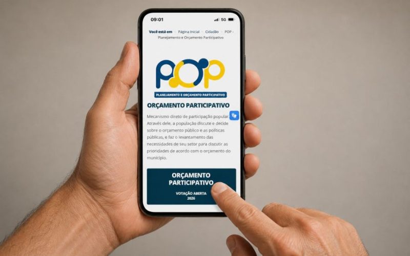 Moradores podem ajudar a escolher as prioridades para o Orçamento Participativo de forma online Foto: Divulgação
