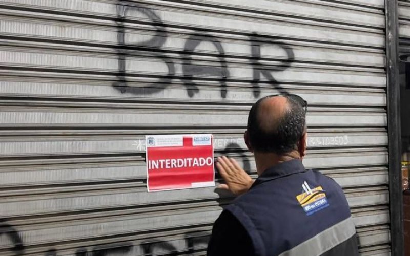 O estabelecimento foi autuado e fechado Foto: Divulgação
