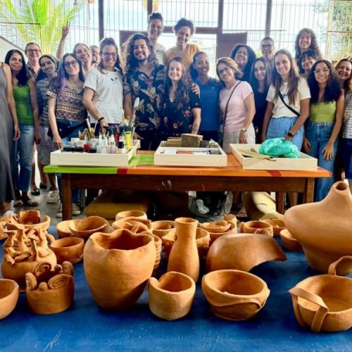Ao todo, 216 peças foram confeccionadas, resultado do aprendizado e da experimentação nas aulas Foto: Divulgação