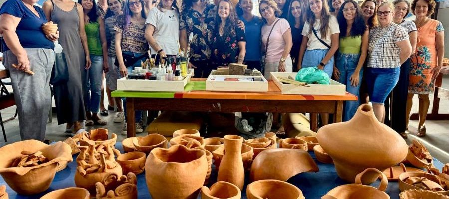 Ao todo, 216 peças foram confeccionadas, resultado do aprendizado e da experimentação nas aulas Foto: Divulgação