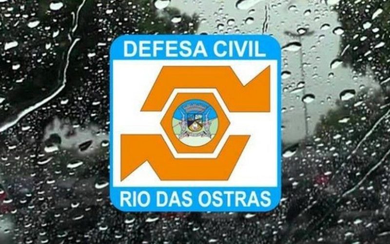 Defesa Civil faz alerta de chuva e ventos