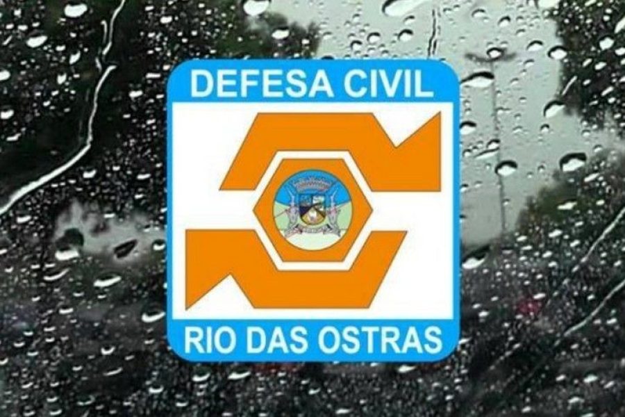 Defesa Civil faz alerta de chuva e ventos