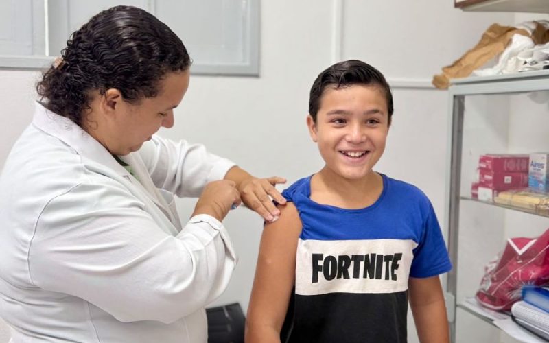 Campanha é voltada para a atualização das cadernetas de vacina das criancas e adolescentes Foto: Ákilla Ribeiro