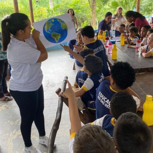 Cerca de 50 alunos participaram da ação. Foto: Divulgação