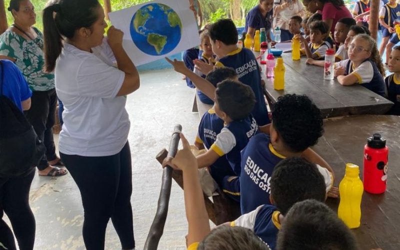 Cerca de 50 alunos participaram da ação. Foto: Divulgação