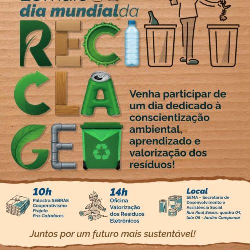 Evento vai reunir catadores e empresas de recicláveis Foto: Arte