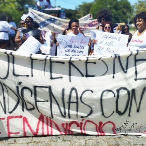 A Marcha é uma realização da União de Mulheres Negras e Indígenas da Região dos Lagos com o apoio da Fundação de Cultura Foto: Divulgação