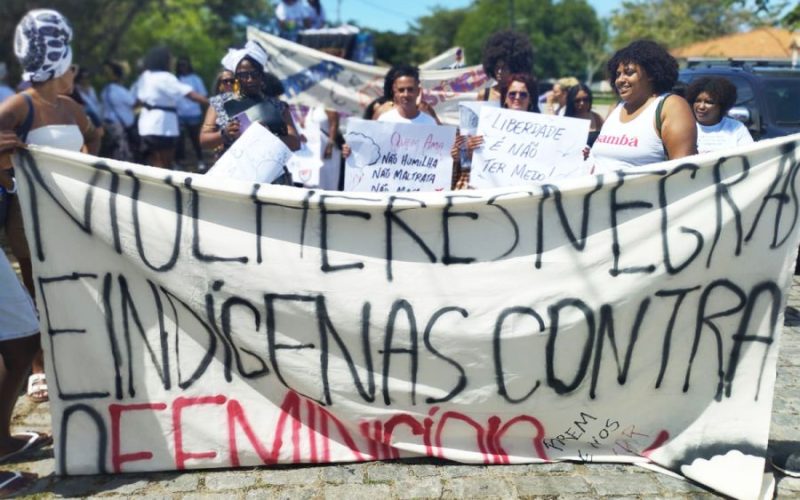 A Marcha é uma realização da União de Mulheres Negras e Indígenas da Região dos Lagos com o apoio da Fundação de Cultura Foto: Divulgação