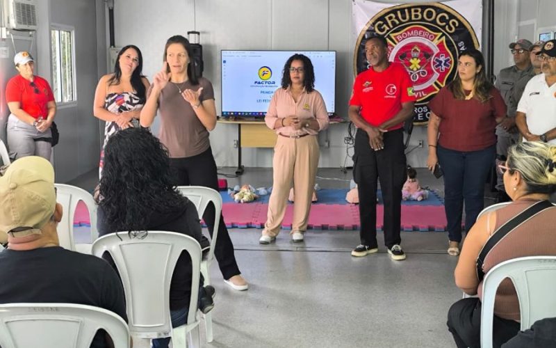 Um grupo de 204 profissionais que atuam em 24 unidades de Educação Infantil do Município está sendo capacitado Foto: Divulgação