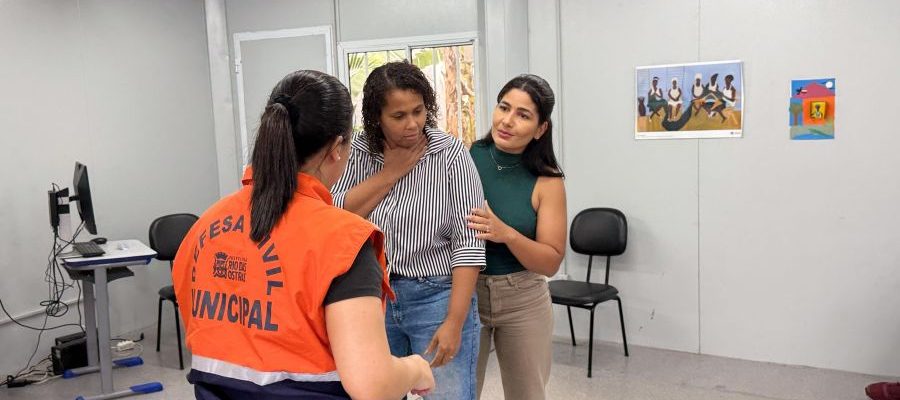 Com foco na promoção da segurança na comunidade escolar. Foto: Davi Mateus