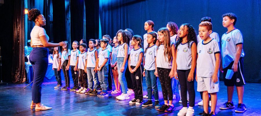 Apresentação dos alunos da Rede Munciipal Foto: Assessoria de Imprensa