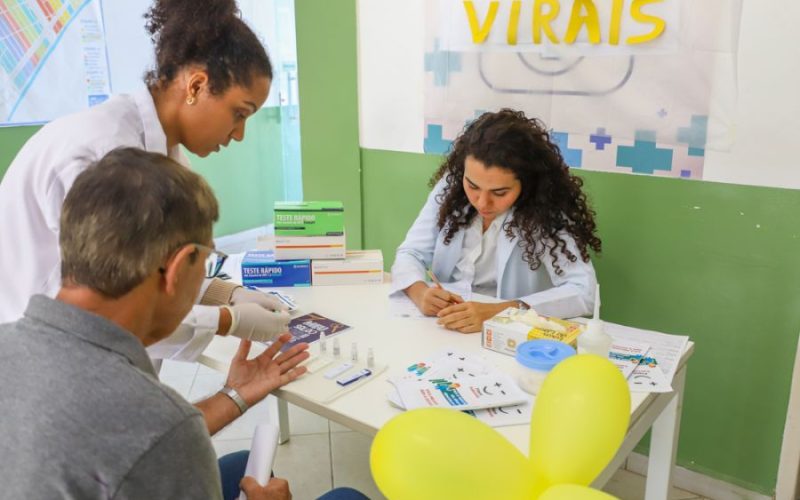 Julho Amarelo inclui ações educativas e testes rápidos de hepatites e outras ISTs Foto: Ákilla Ribeiro