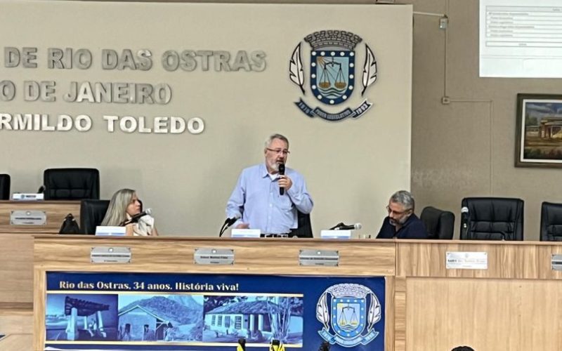 A Audiência Pública foi realizada na Câmara Municipal Foto: Alexandre Leite