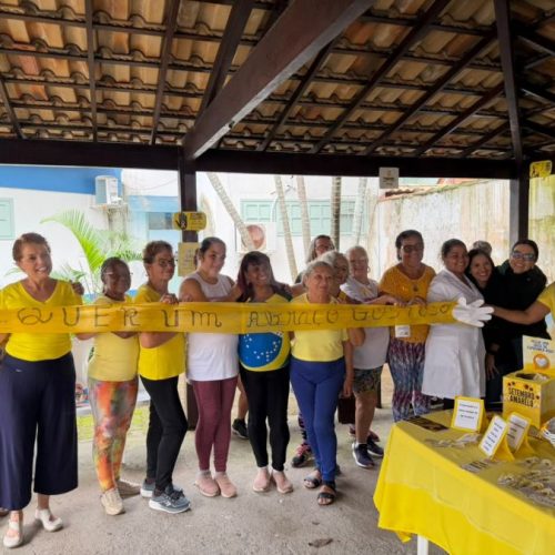 Evento na UBS Nova Esperança reuniu pessoas atendidas nas unidades e familiares pela valorização da vida Foto: Eduardo Yoshi