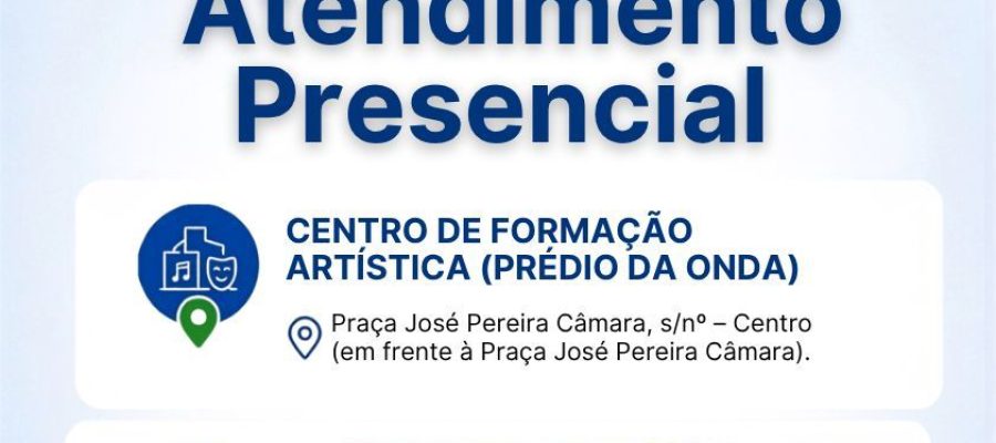 O atendimento presencial será realizado de 6 a 14 de julho, de segunda a sexta-feira, das 8h às 17h Foto: Divulgação