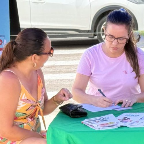Abertura do Outubro Rosa e Outubro Verde promoveu serviços, incluindo solicitações de mamografias para mulheres dentro dos critérios do SUS Foto: Davi Santos