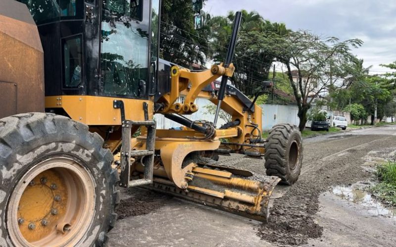 A Prefeitura mantém uma rotina de serviços de recuperação asfáltica, patrolamento e nivelamento em diversas localidades Foto: Divulgação