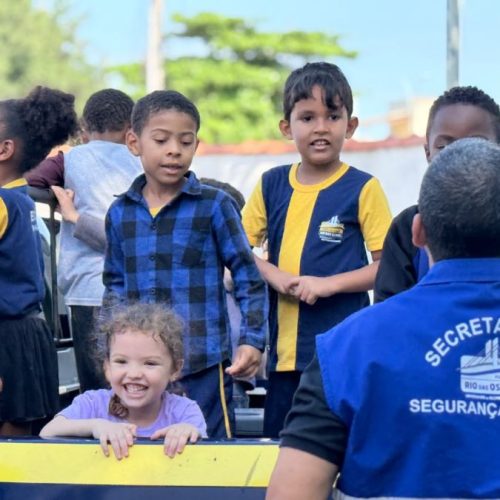 Ao longo da programação, o Projeto EducaSeg passou por mais de 20 escolas Foto: Ákilla Ribeiro