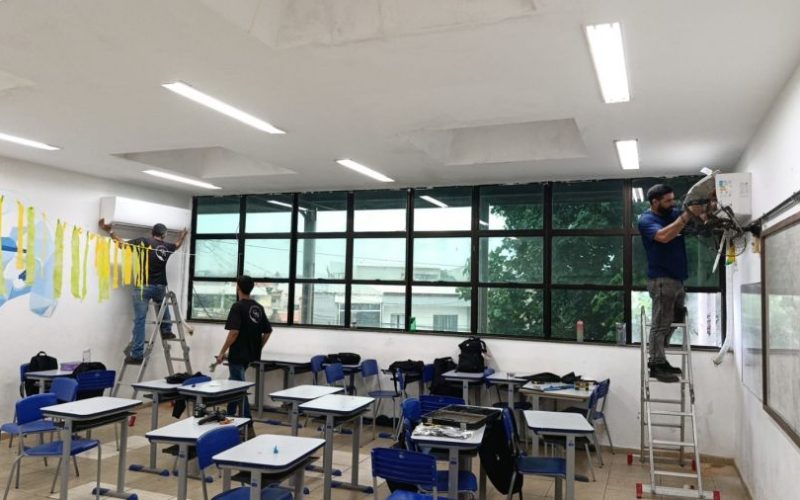 A climatização está sendo implantada de forma organizada e responsável. Foto: Divulgação