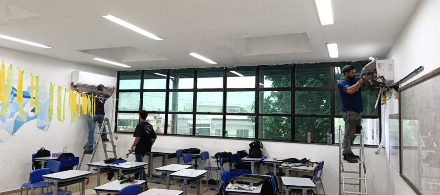 A climatização está sendo implantada de forma organizada e responsável. Foto: Divulgação
