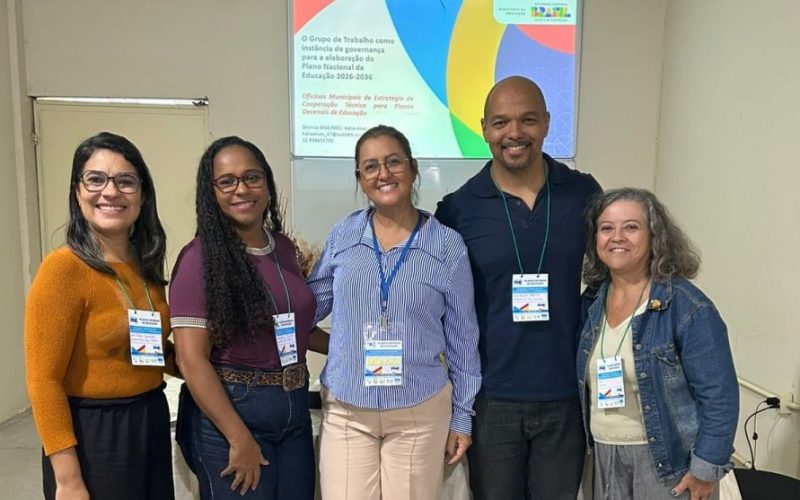 O objetivo da formação foi promover o domínio da metodologia desenvolvida pelo Ministério da Educação para a elaboração dos planos decenais. Foto: Divulgação