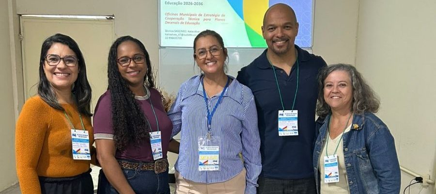 O objetivo da formação foi promover o domínio da metodologia desenvolvida pelo Ministério da Educação para a elaboração dos planos decenais. Foto: Divulgação