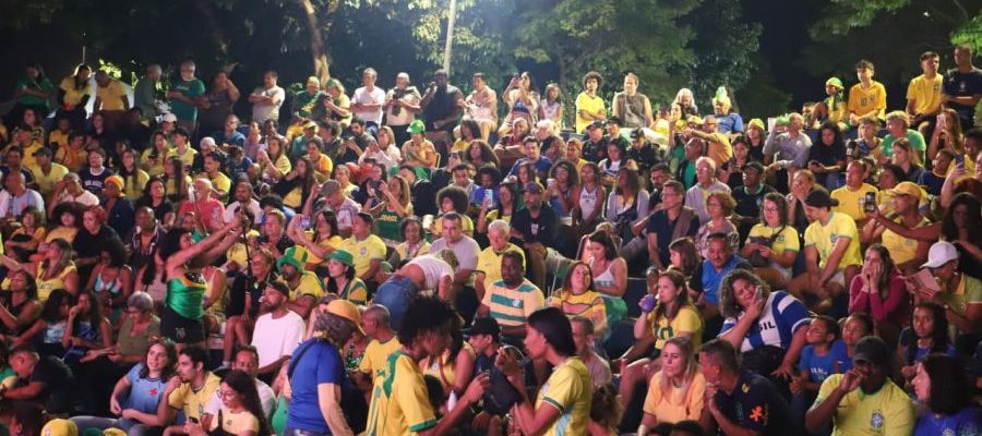 A Praça da Baleia é um dos pontos com internet gratuita Foto: Divulgação