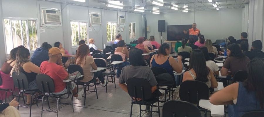 O treinamento também integra as ações preventivas da Defesa Civil Foto: Divulgação